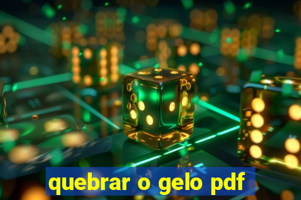 quebrar o gelo pdf